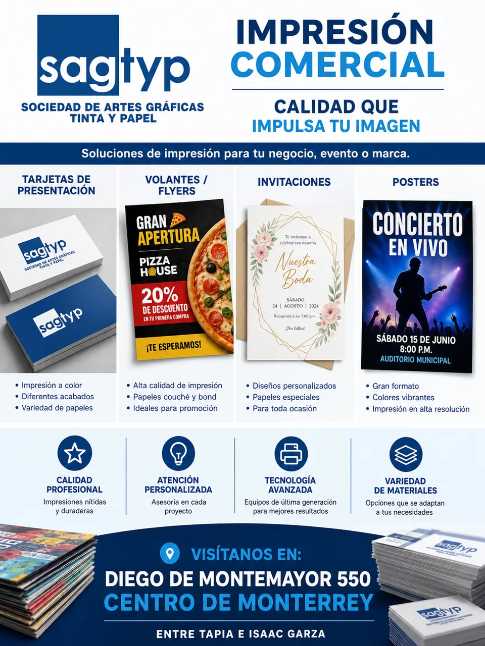 Impresos comerciales